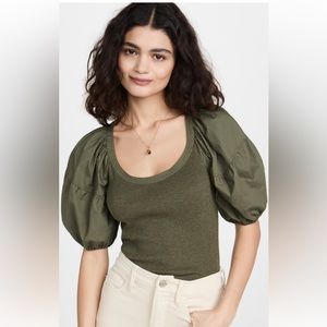 Ulla Johnson Harlow puff sleeve pullover